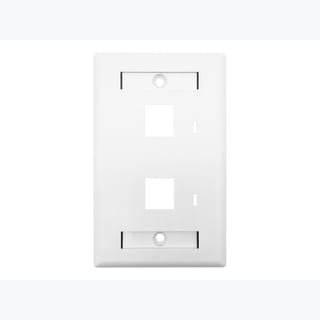 Linkbasic Two Port Faceplate 115 x 70mm