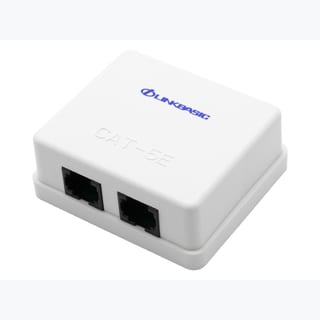 Linkbasic Cat5e Double Surface Mount Box