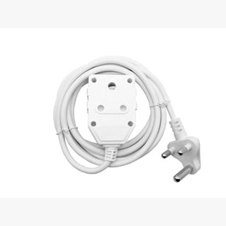 3M 10A Extension Cord with Double Coupler