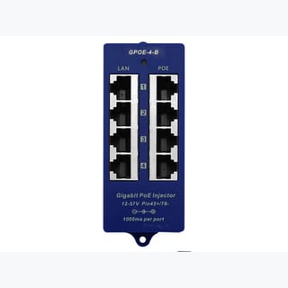 4 Port Gigabit Passive PoE Injector
