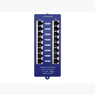8 Port Gigabit Passive PoE Injector