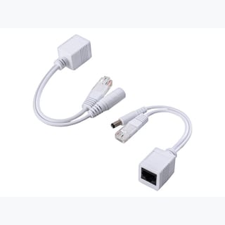 Passive PoE Injector and Splitter Set