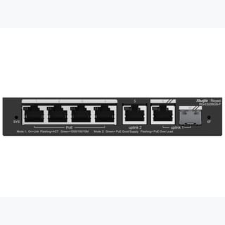 Reyee 6 Port Gigabit with 4 PoE 54W 1SFP Combo Port Smart Managed Switch