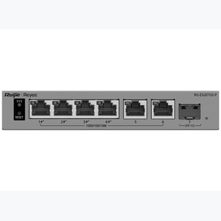 Reyee 6 Port Gigabit with 4 Port PoE 54W 1SFP Uplink Smart Managed Switch