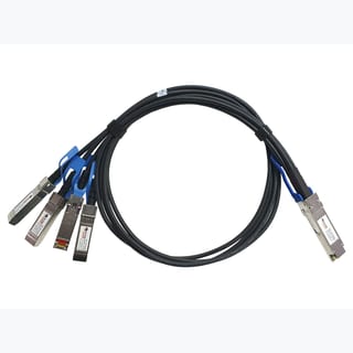Linkbasic Breakout Cable 1m 1 QSFP28 to 4 SFP28 Uplink Cable