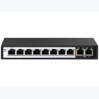 Scoop 10 Port Gigabit 8 PoE 96W Switch
