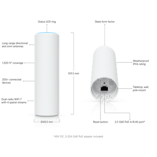 Ubiquiti UniFi Mesh Indoor / Outdoor WiFi 7 AP