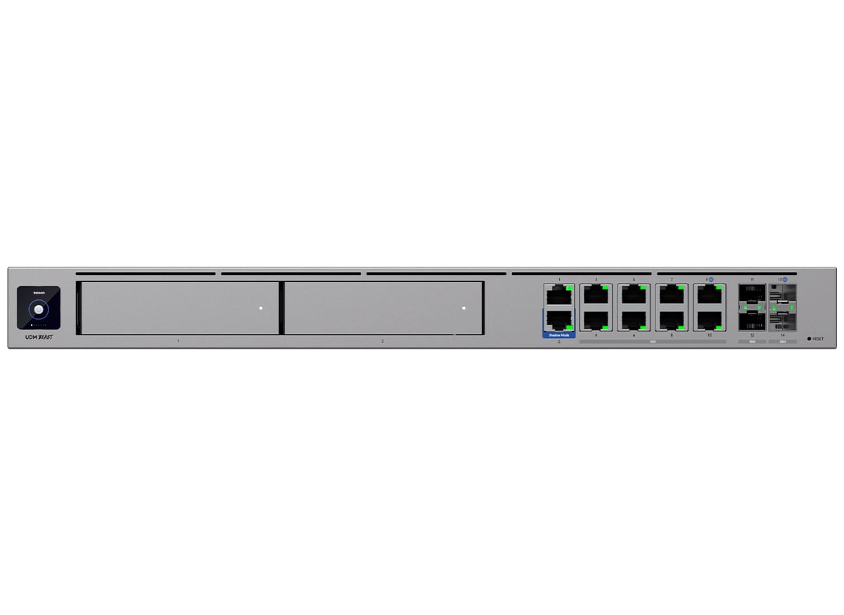 Ubiquiti UniFi Dream Machine Beast 8 x 10G Ethernet 2SFP28 2SFP+