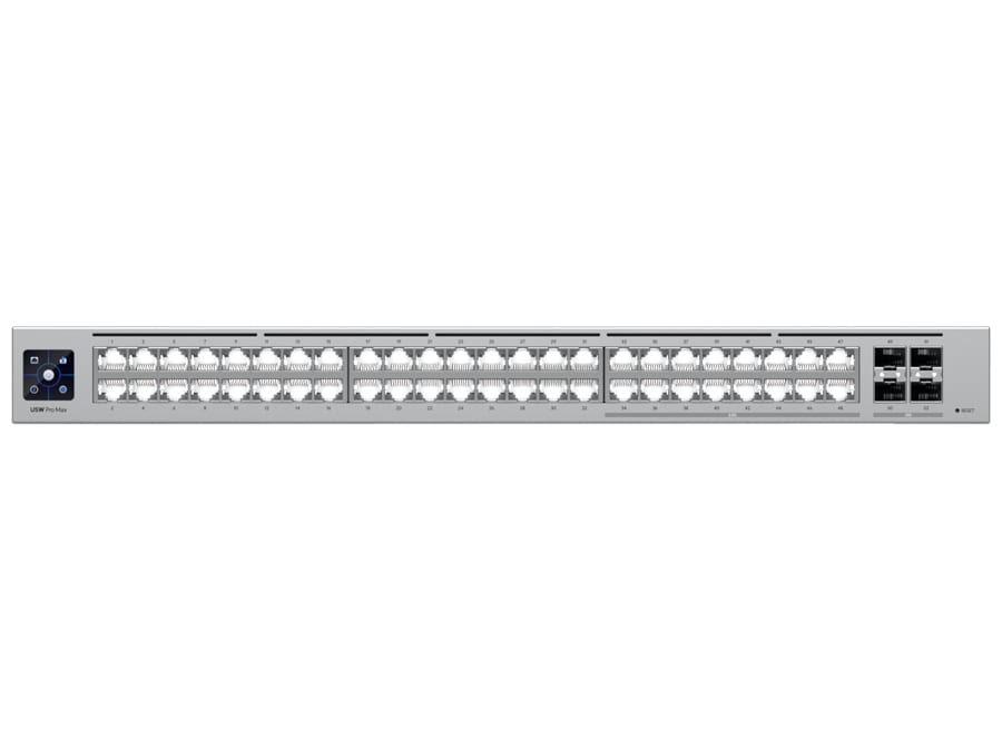 Ubiquiti UniFi Pro Max Switch 48 with 32 Gigabit 16x 2.5Gbps 4SFP+