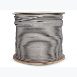 Linkbasic 500m Drum Cat5e Solid Grey UTP Cable