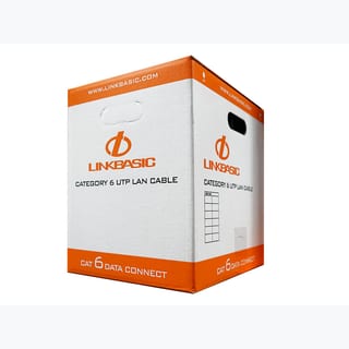Linkbasic 305m Box Cat6 Solid Grey UTP Cable