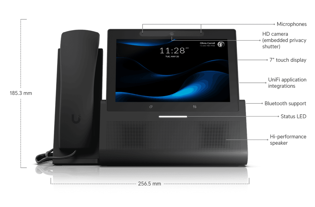 Ubiquiti UniFi G3 Touch Enterprise VoIP Phone
