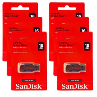 USB2:     16GB CRUZER BLADE - 6 PACK