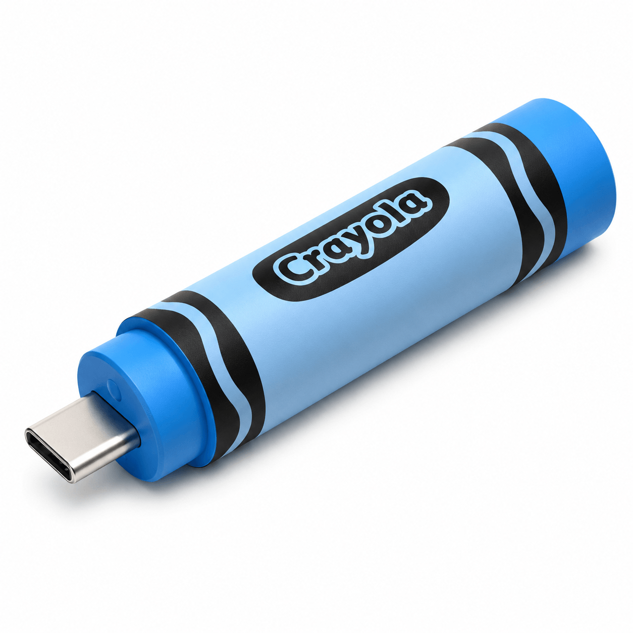 USB3: 256GB CRAYOLA - CERULEAN BLUE