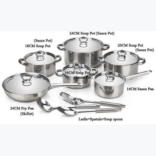 15 PIECE HQ SET - APRON INCLUDED