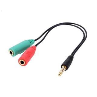 AUD 3.5MM STEREO (M) TO 2 * (F)