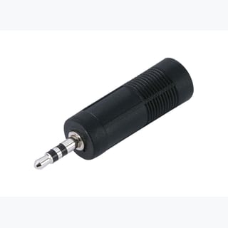 AUD: 3.5MM (M) STEREO > 6.3MM (F)