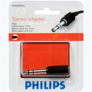 AUD: 3.5MM (F) STEREO > 6.3MM (M)