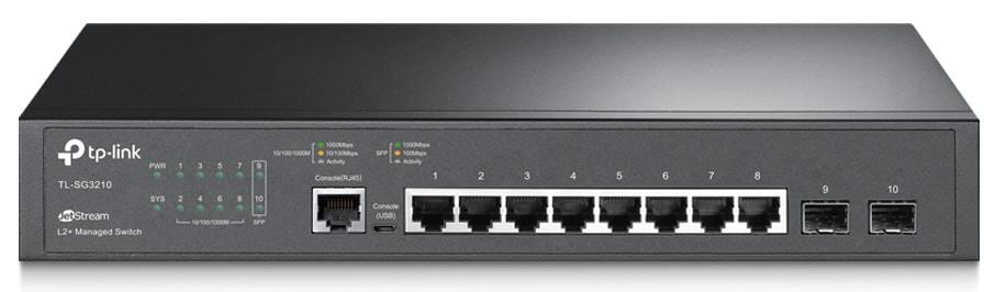 SW: 8 PORT 10/100/1000G, 2 SFP + L2