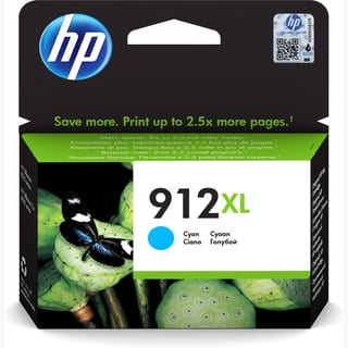 HP 912XL High Yield Cyan Original Ink Cartridge