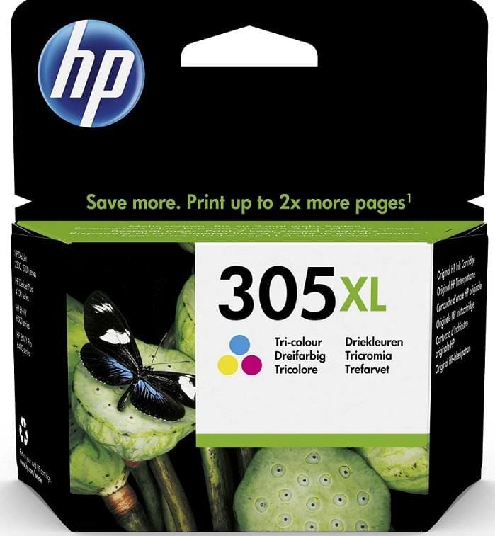 HP #305XL High Yield Tri-color Original Ink Cartridge