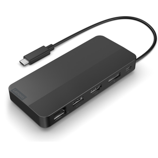Lenovo USB-C Dual Display Travel Dock with 100W Adapter