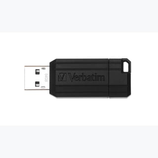 Verbatim 64GB Pinstripe USB Black