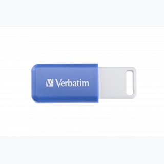 Verbatim Databar USB 2.0 Drive Blue 64GB Black