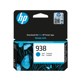 HP 938 Cyan Original Ink Cartridge