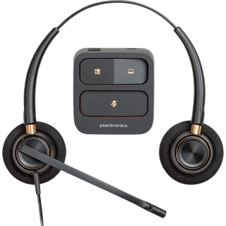 Poly EncorePro 520 with Quick Disconnect Binaural Headset (for EMEA)