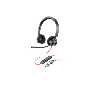 Poly BW 3320 Stereo USB-C HS +USB-C/A