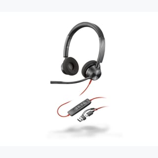 Poly Blackwire 3320 USB-A+C Headset