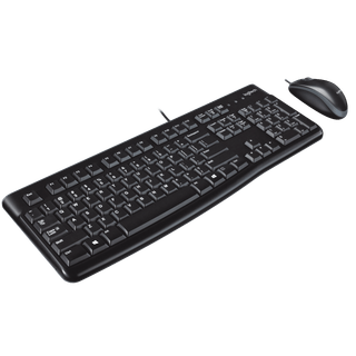 Logitech MK120 Wired Desktop Combo - Black