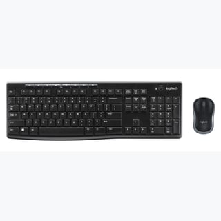 Logitech MK270 Wireless Keyboard and Mouse Combo - Black