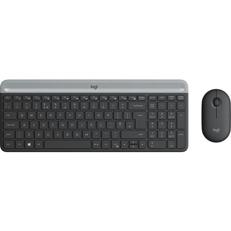 Logitech MK470 Slim Wireless Mouse & Keyboard Combo - Graphite