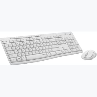 Logitech MK295 Silent Wireless Combo Off-White Spill-resistant