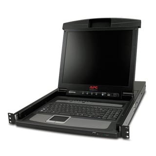 APC 17 Rack LCD Console with Integrated 8 P
