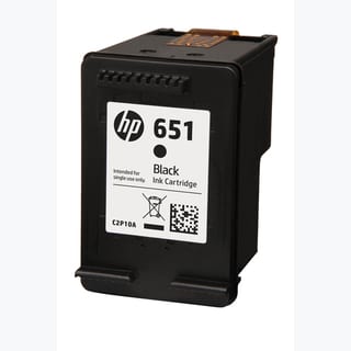 HP 651 Black Ink Cartridge- IA 5575 / 5645
