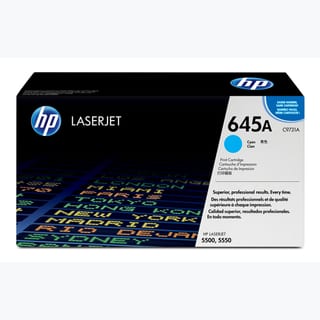 HP 645A Clj 5500 Cyan Print Cartridge.