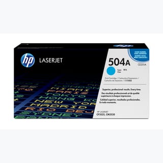 HP 504A MFP Cyan Print Toner Cartridge