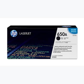 HP 650A Black Toner Cartridge