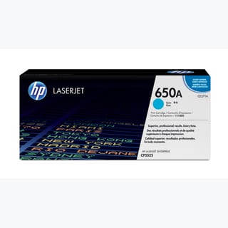HP 650A Cyan Toner Cartridge