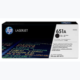 HP 651A LaseJet Black Print Toner Cartridge