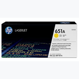 HP 651A Yellow LaserJet Toner Catridge