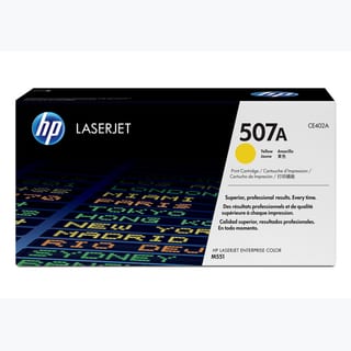 HP 507A Yellow Toner Cartridge