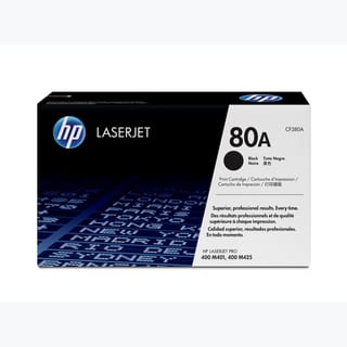 HP 80A Black LaserJet Toner Cartridge