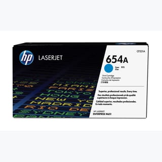 HP 654A Cyan Toner Cartridge