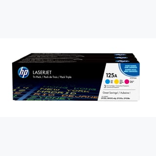HP 125A Tri-Pack Toner Cartridges (CMY)