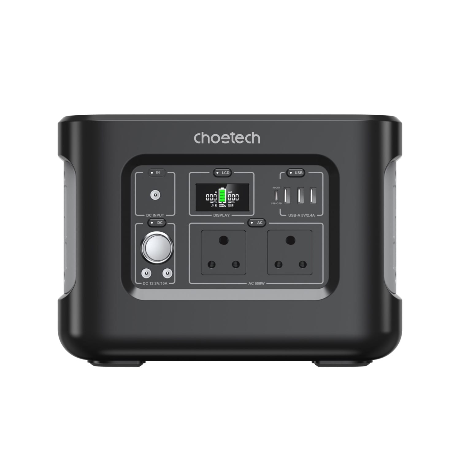 Choetech BS021 power station 600w-Black
