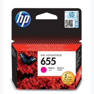 HP 655 Magenta Original Ink Cartridge